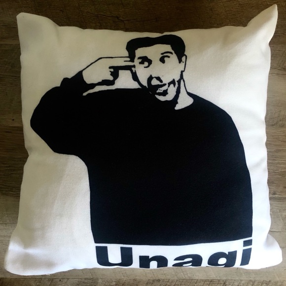 Other - Ross Friends UNAGI Novelty Monochrome Throw Pillow